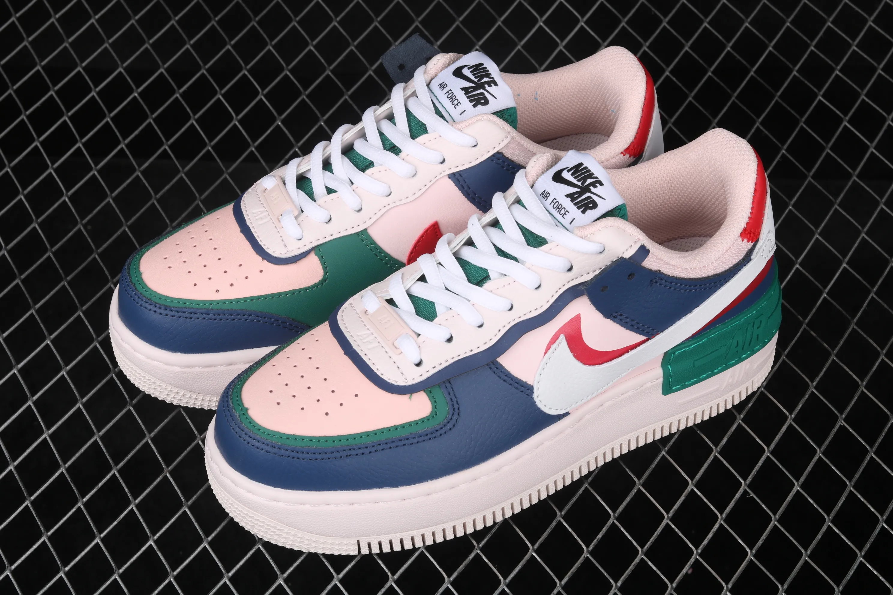 All Categories Nk Air Force 1 Air Force Series Nk Air Force 1 Shadow Air Force Lightweight Increased Corporate Level Nk Air Force 1 Shadow Air Force 1 Blue Pink Green Lightweight Increased Low Top Versatile Sneakers CI0919-400
